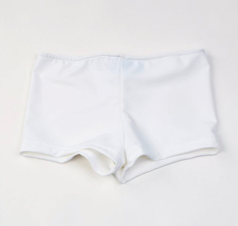 White Under Shorts