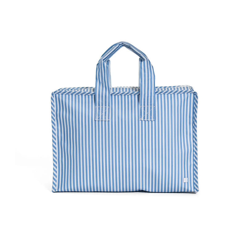 Overnight Tote - Pimlico Stripe Chambray