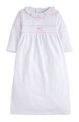 Smocked Gown - Bow