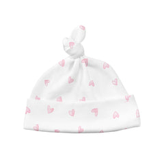 Festive Hearts Baby Hat