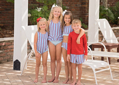 Lottie Swim - Patriotic Stripes