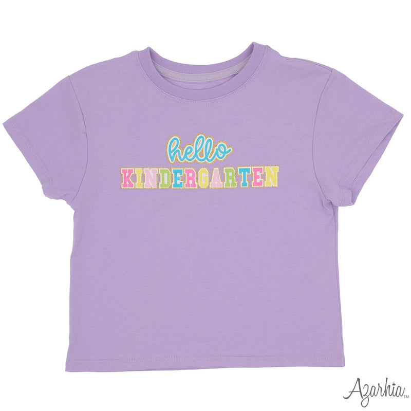 Hello Kindergarten Boxy Tee