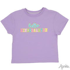 Hello Kindergarten Boxy Tee