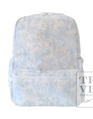 Backpacker - Blue Bunny Toile