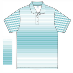 Sea Stripes Performance Polo