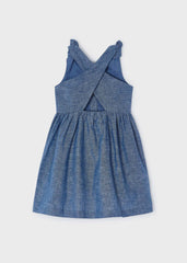 Blue Linen Dress