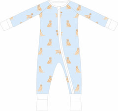 Golden Nights Zipper Pajama