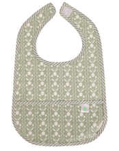 The Wipe It Bib - Sage Floral