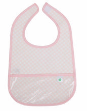 The Wipe It Bib - Pink Gingham