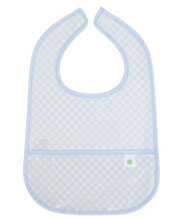 The Wipe It Bib - Blue Gingham
