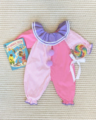 Girl Happy Halloween Clown Costume
