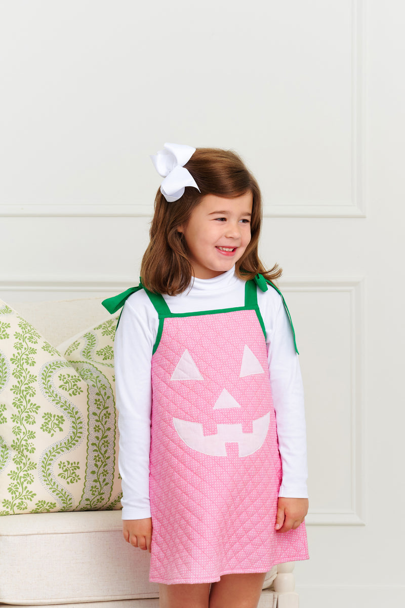 Child Happy Halloween Pink Pumpkin Costume