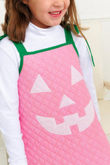 Child Happy Halloween Pink Pumpkin Costume