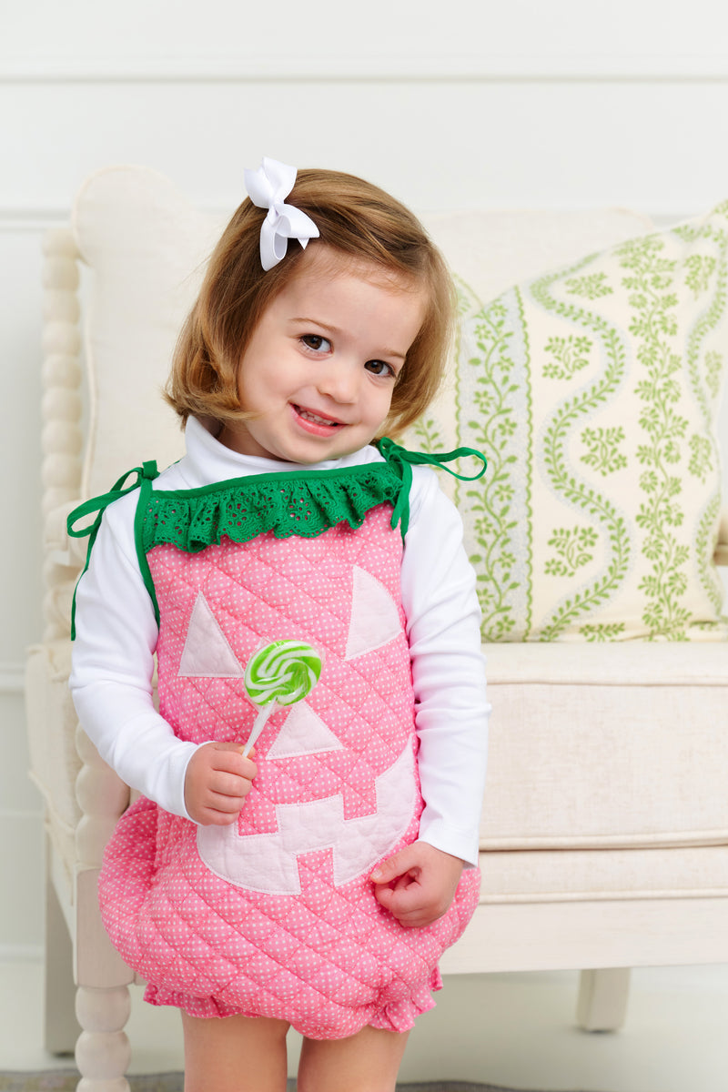 Toddler Happy Halloween Pink Pumpkin Costume