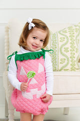 Toddler Happy Halloween Pink Pumpkin Costume