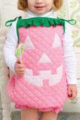 Toddler Happy Halloween Pink Pumpkin Costume