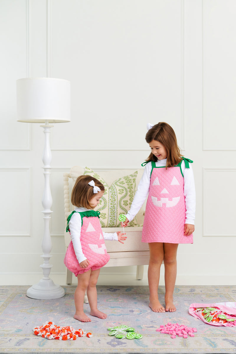 Toddler Happy Halloween Pink Pumpkin Costume