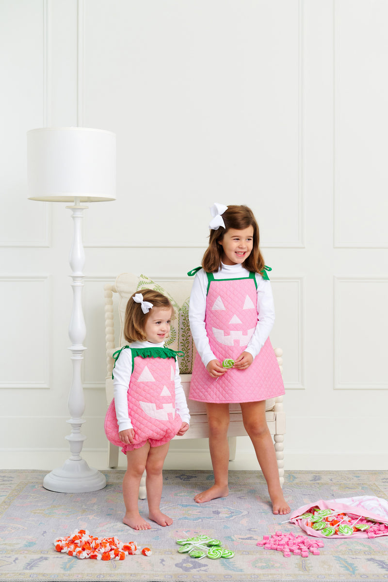Toddler Happy Halloween Pink Pumpkin Costume