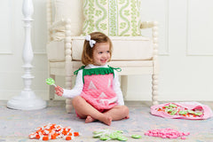 Toddler Happy Halloween Pink Pumpkin Costume