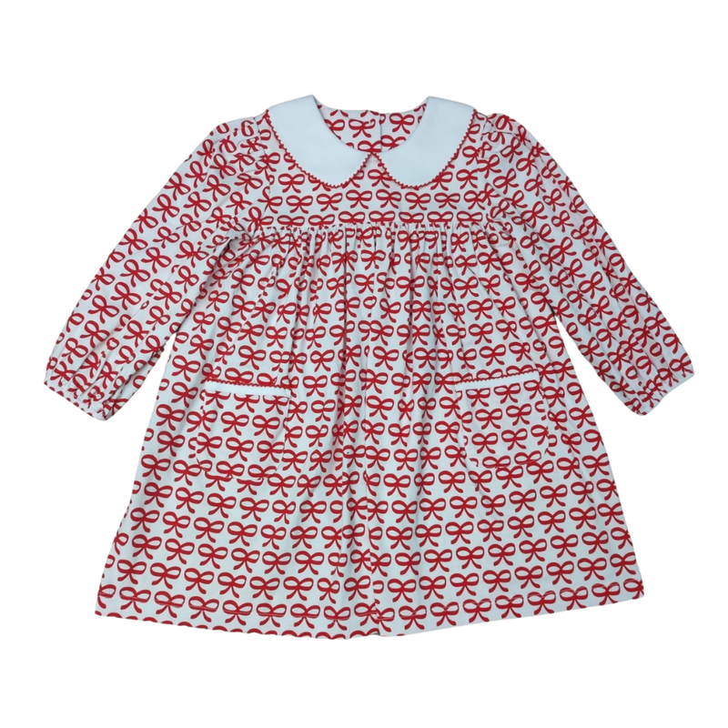 Christmas Bows Maddie Dress