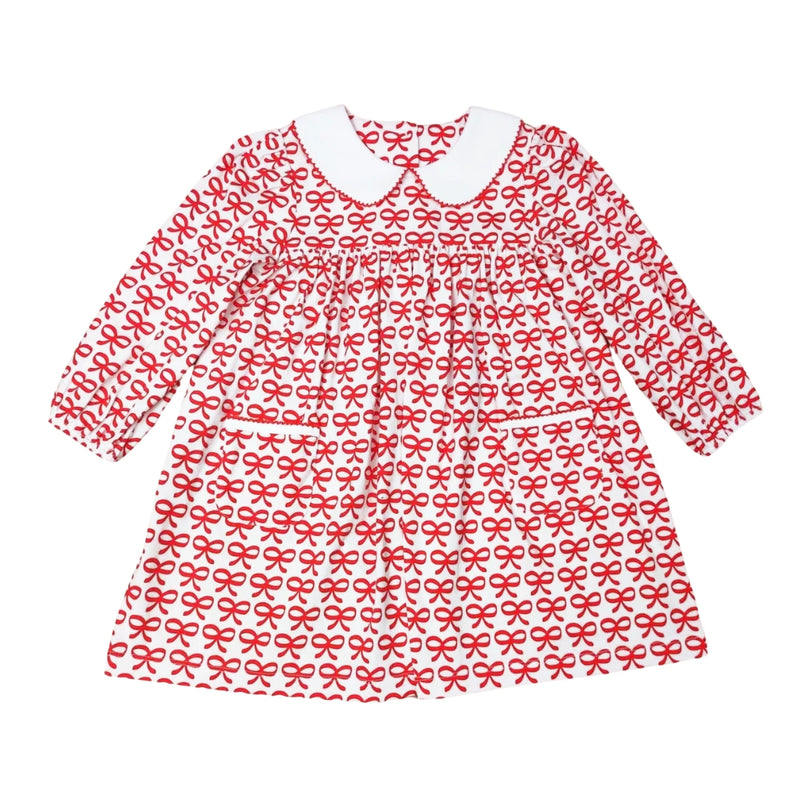 Christmas Bows Maddie Dress