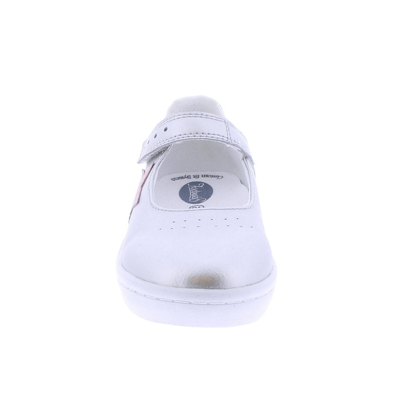 Stella Shoe - Silver/Rose Leather