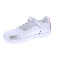 Stella Shoe - Silver/Rose Leather