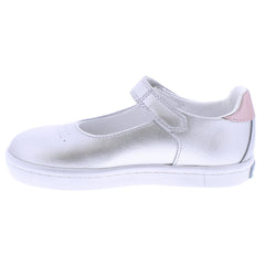 Stella Shoe - Silver/Rose Leather