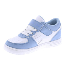 Court Shoe - Dusty Blue/White