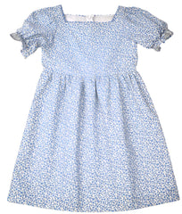 Vintage Floral Puff Sleeve Dress