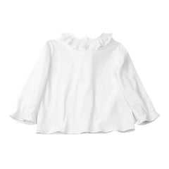 Ivory Ruffle Collar Blouse