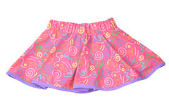 Hot Pink Squiggles Skort