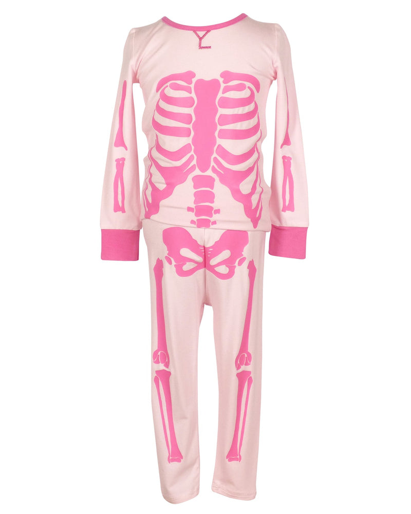 Pink Glow in the Dark Skelleys Jammies