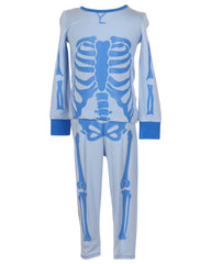 Blue Glow in the Dark Skelleys Jammies
