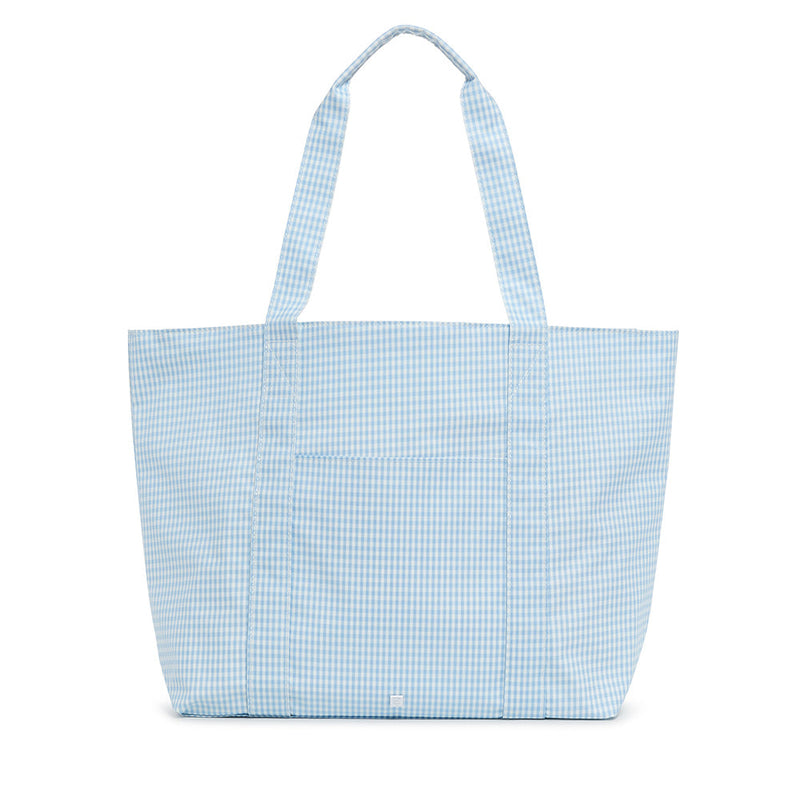 Jumbo Tote - Gingham Mist