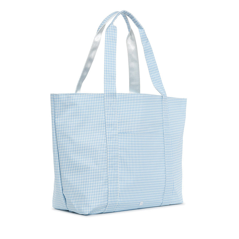 Jumbo Tote - Gingham Mist