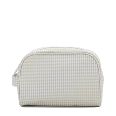 Stow It Dopp Kit - Gingham Pearl Grey