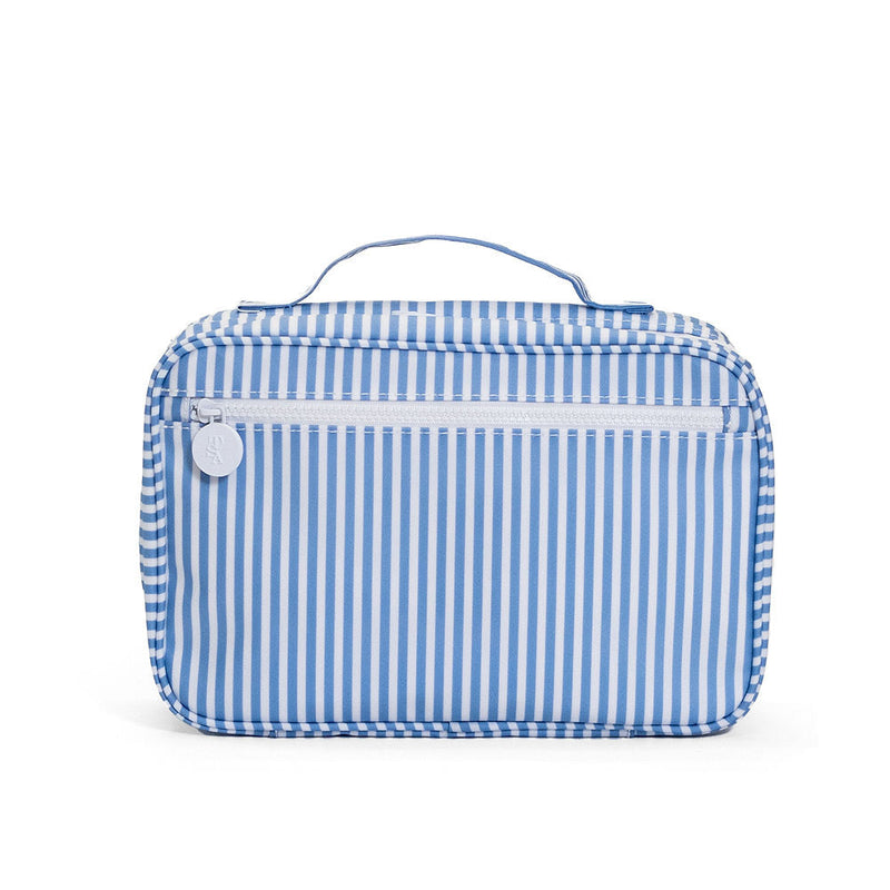 Hanging Toiletry Bag - Pimlico Stripe Chambray