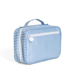 Hanging Toiletry Bag - Pimlico Stripe Chambray