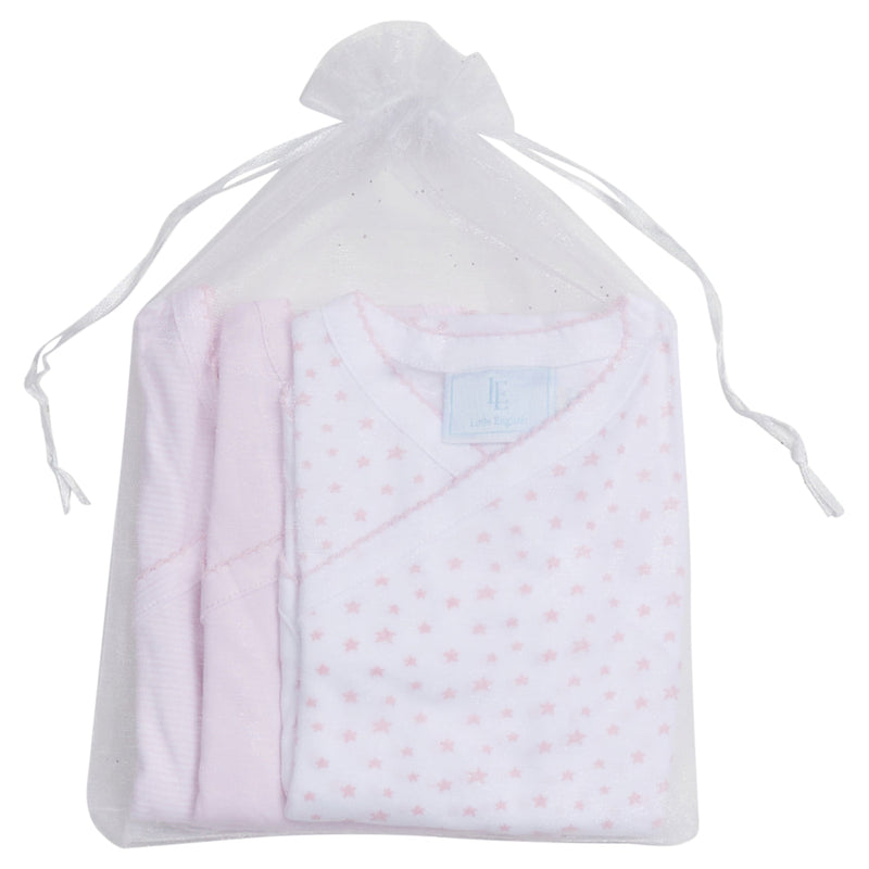 Set of 3 Onesies - Light Pink