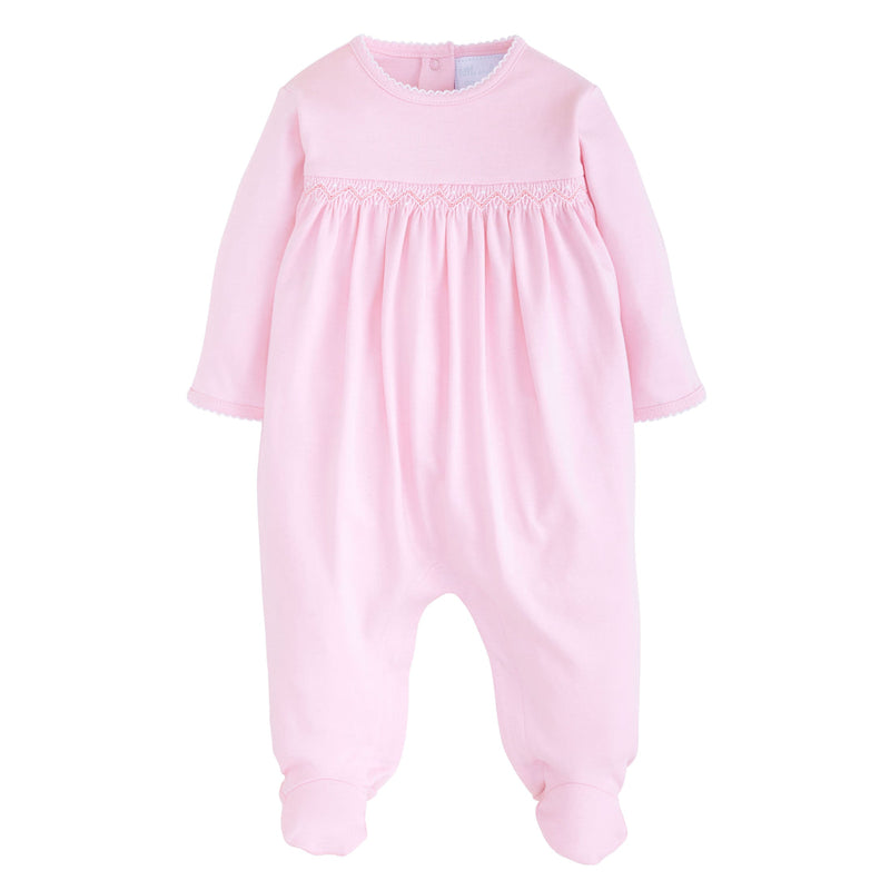 Welcome Home Layette Footie - Pink