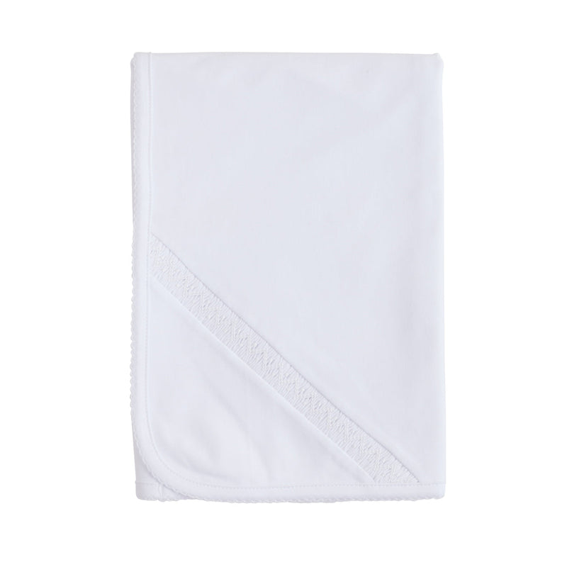 Welcome Home Layette Blanket - White
