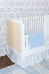 Cable Knit Blanket - Blue
