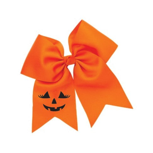 Jack-O-Lantern Orange Bow