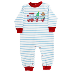 Gingerbread Express Romper