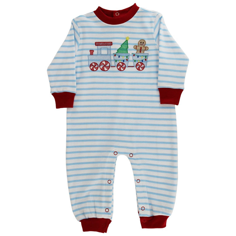 Gingerbread Express Romper