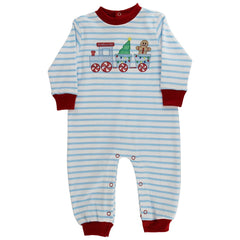 Gingerbread Express Romper