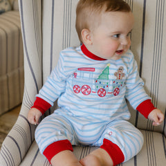 Gingerbread Express Romper
