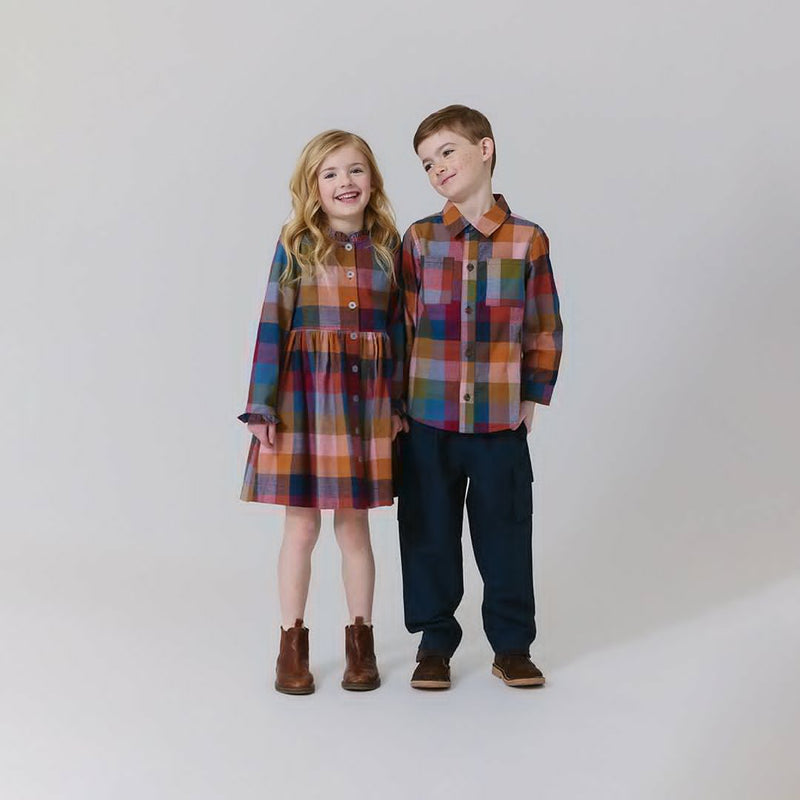 Autumn Dress -  Harvest Check