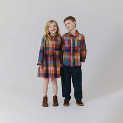 Autumn Dress -  Harvest Check